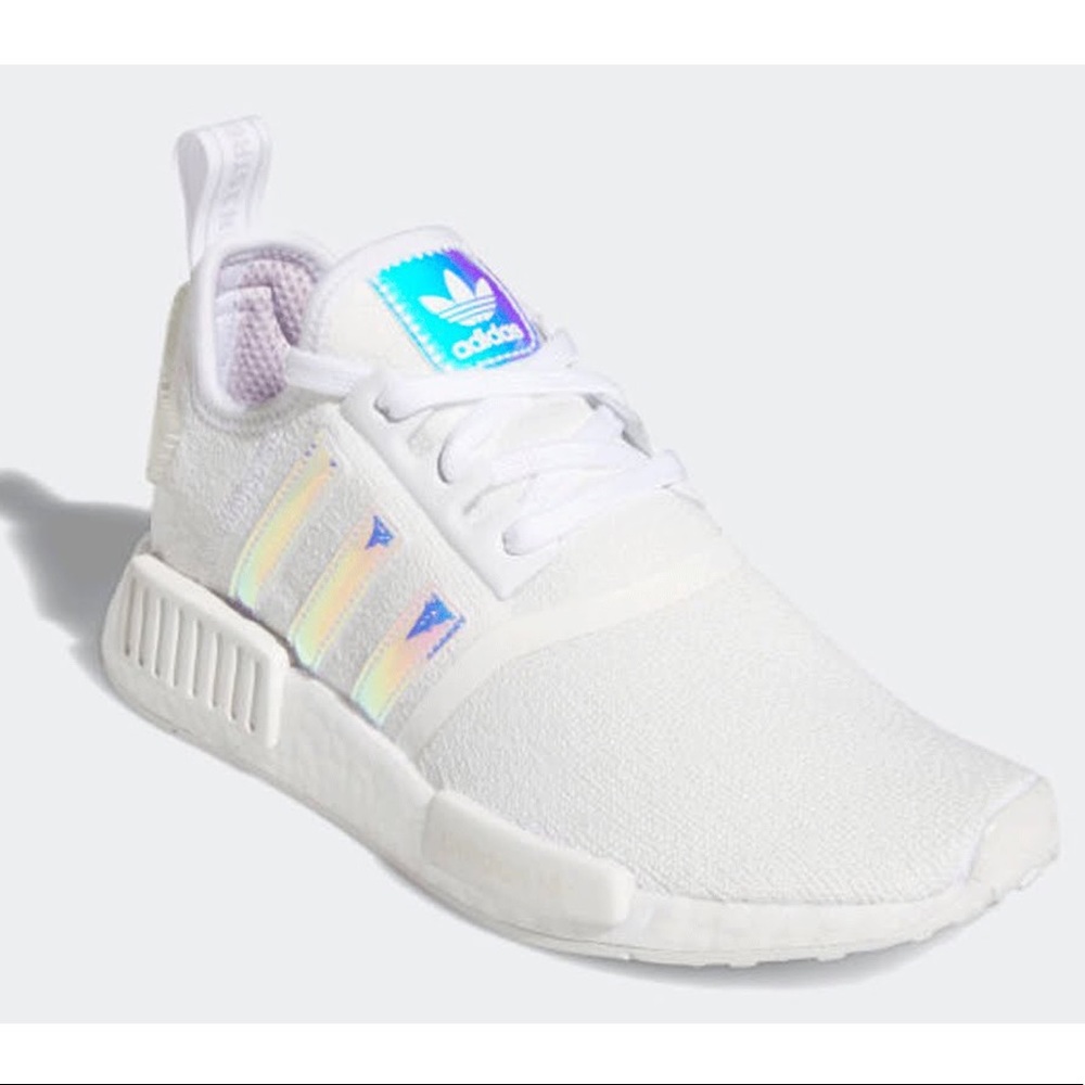 Adidas NMD R1 Holographic Iridescent Sneakers